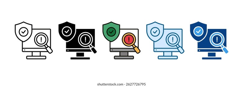 Prevention Icon Set Multiple Style Collection