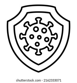 Prevention vector icon. Can be used for printing, mobile and web applications.
