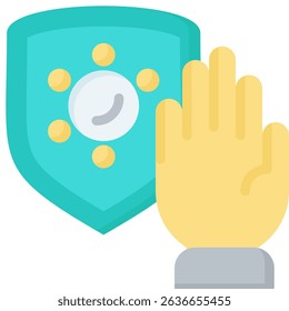 Preventive Icon Element For Design