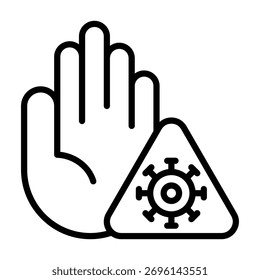 Elemento De Ícone Preventivo Para Design E Vetor