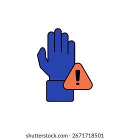 Icono preventivo Esquema editable Línea de trazo Dibujo EPS