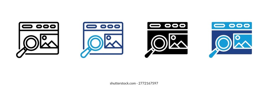 Preview icon collection with multiple styles