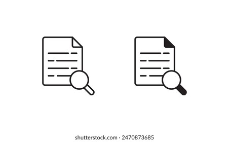 Preview icon design with white background stock illustration