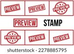 Preview Rubber Stamp Set Vector