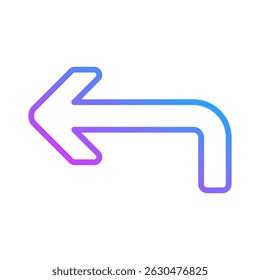 Elemento de icono de flecha anterior para diseño