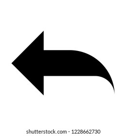 Previous arrow sign