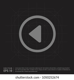 Previous icon - Black Creative Background