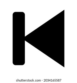 previous icon or logo isolated sign symbol vector illustration - high quality black style vector icons
