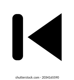 früheres Symbol oder Logo, einzelne Zeichen Symbol, Vektorgrafik - hochwertige Vektorsymbole in schwarzem Stil
