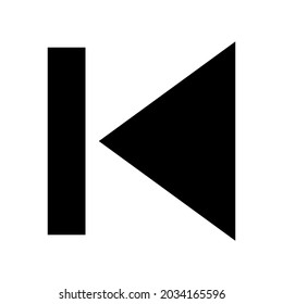 previous icon or logo isolated sign symbol vector illustration - high quality black style vector icons
