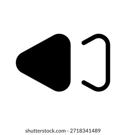 Ilustração anterior do design de símbolo de vetor de ícone