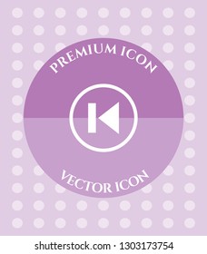Previous Icon for Web, Applications, Software & Graphic Designs.