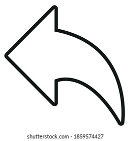 Iconos anteriores ilustraciones vectoriales. blanco y negro.