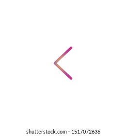 Previous  - Line Vector Icon