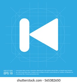 Previous media player icon 