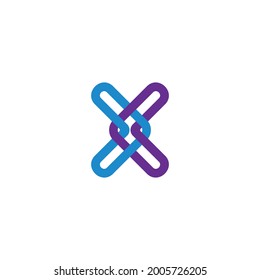 previous next arrow linked colorful logo vector