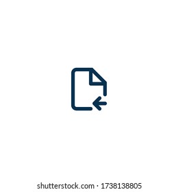 Previous Page - Pictograph | Line Icon