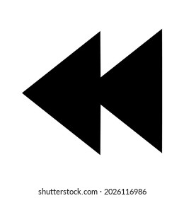 Previous sign icon vector illustration