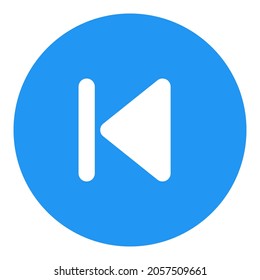 Previous song button on a music application