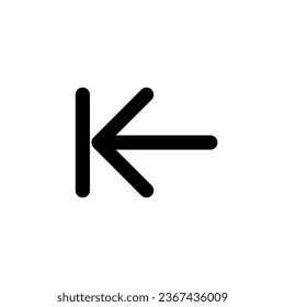 Icono de Ui glifo negro de paso anterior. Navegador web. Elemento de línea simple rellenado. Diseño de interfaz de usuario. Símbolo de silueta en el espacio blanco. Pictograma sólido para web, móvil. Ilustración vectorial aislada