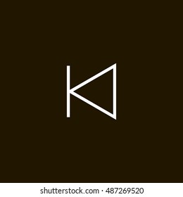 Previous track icon vector, clip art. Also useful as logo, web UI element, symbol, graphic image, silhouette and illustration. Compatible with ai, cdr, jpg, png, svg, pdf and eps formats.