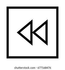 Previous vector icon