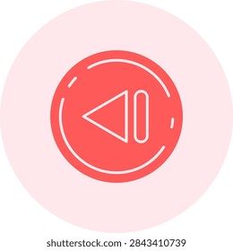 Previous vector Icon Design Illustration