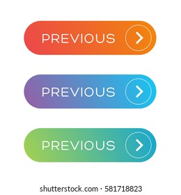 Previous Web button set