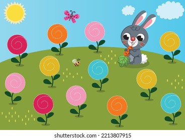 Pre-Writing Practice for Preschool and Primary School Children. Educational Vector Illustration.