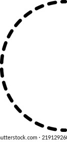 Prewriting tracing lines and curve shapes element for preschool, kindergarten and Montessori kids activities in vector illustration