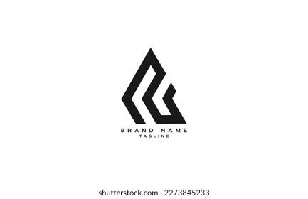 PRG, PG, RG, GR, GP, Abstract initial monogram letter alphabet logo design
