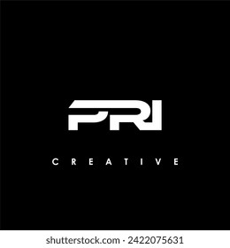 PRI Letter Initial Logo Design Template Vector Illustration