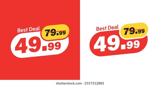 Price before and after, , discount and price. sale tag, price tag, label, banner vector, Special offer. Vector illustration. 