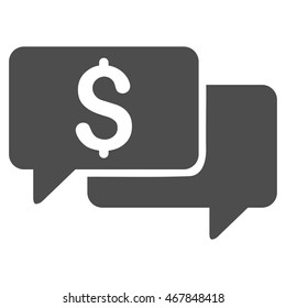 Price Bids icon. Vector style is flat iconic symbol with rounded angles, gray color, white background.