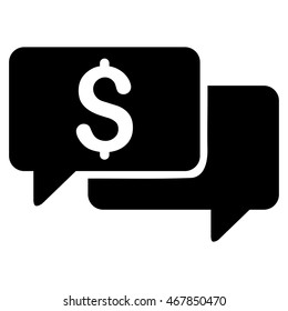 Price Bids icon. Vector style is flat iconic symbol with rounded angles, black color, white background.