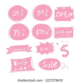 price big sale hand drawn