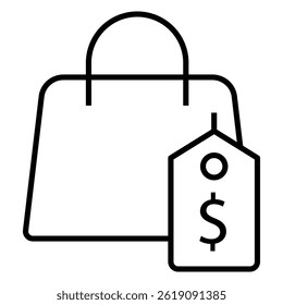 Price Comparison and Financial vector Icon Design