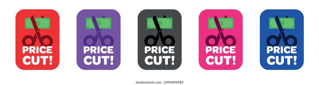 Price cut sale colorful set