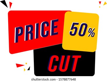 Price cut Vector in here