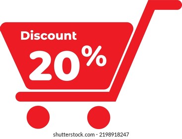 Preisnachlass für Vektordesign-Discount-Symbol