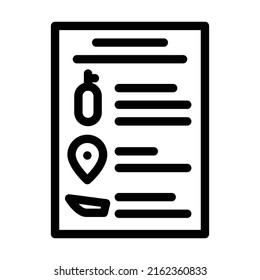 price diving school line icon vector. price diving school sign. isolated contour symbol black illustration