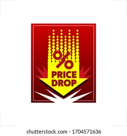 Price Drop Poster Discount Design