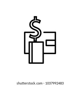 Price icon vector