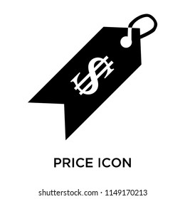 Price icon vector isolated on white background for your web and mobile app design, Price logo concept