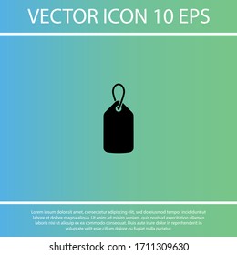 Price icon. Vector tag. EPS 10. Price tag. Flat design. Flat design icon. for your use for your goals and purposes