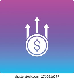 Price Increase vector icon. Can be used for printing, mobile and web applications.