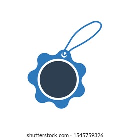 Price label icon. vector graphic