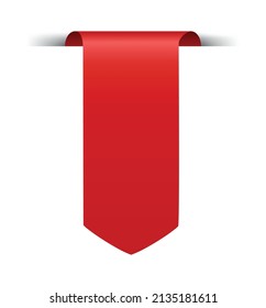 Price label ribbon. Sale promotion, shopping discount or store goods tag template. Hot price offers. Red sale label for black friday