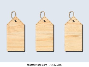 Price Label, Wooden Tag, Sale Sign