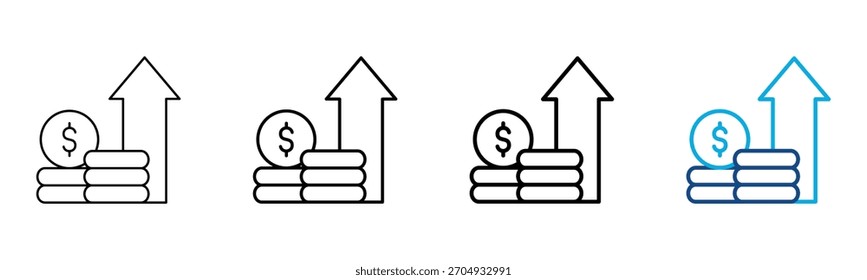 Symbol für Preisebene Andere Formatgliederung Kollektion Set Vektorgrafik
